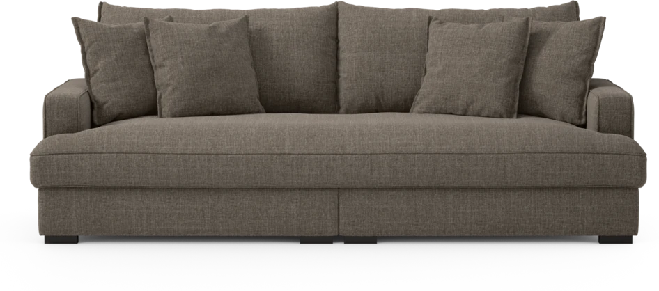 Rossi - 3-sits soffa, hel dyna - Brun
