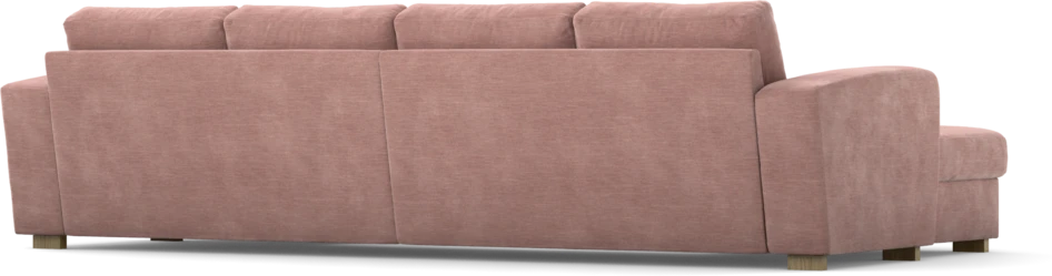 Friday - 2-sits soffa med två schäslonger - Rosa