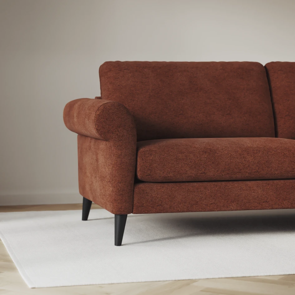 Bridge - 3-sits soffa - Orange