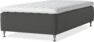 Delux Dream - Ramsäng, enkelsäng med bäddmadrass - Grå