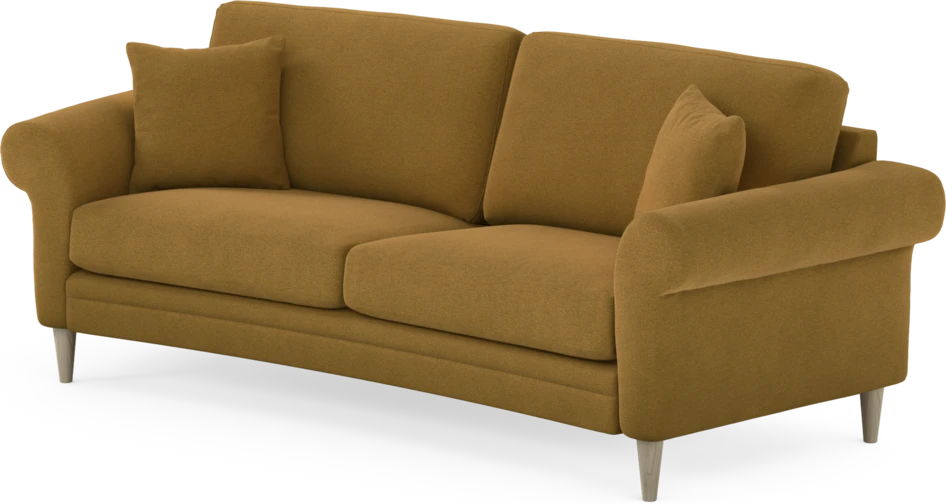Eden - 2,5-sits soffa svängd - Gul