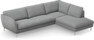 Madison Lux - 3-sits soffa med divan höger - Grå