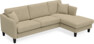 Eden - 2,5-sits soffa med schäslong - Beige