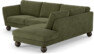 Madison Lux - 2-sits soffa med divan höger - Grön