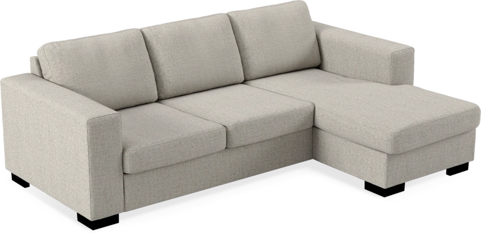 Nevada - 3-sits soffa med flyttbar schäslong - Beige