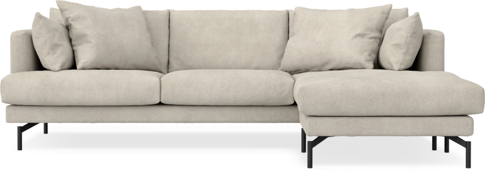Harper - 4-sits med schäslong höger  - Beige
