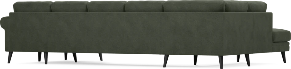 Eden - 3-sits soffa med divan vänster och schäslong höger - Grön