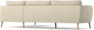 County - 2,5-sits soffa med divan höger - Beige