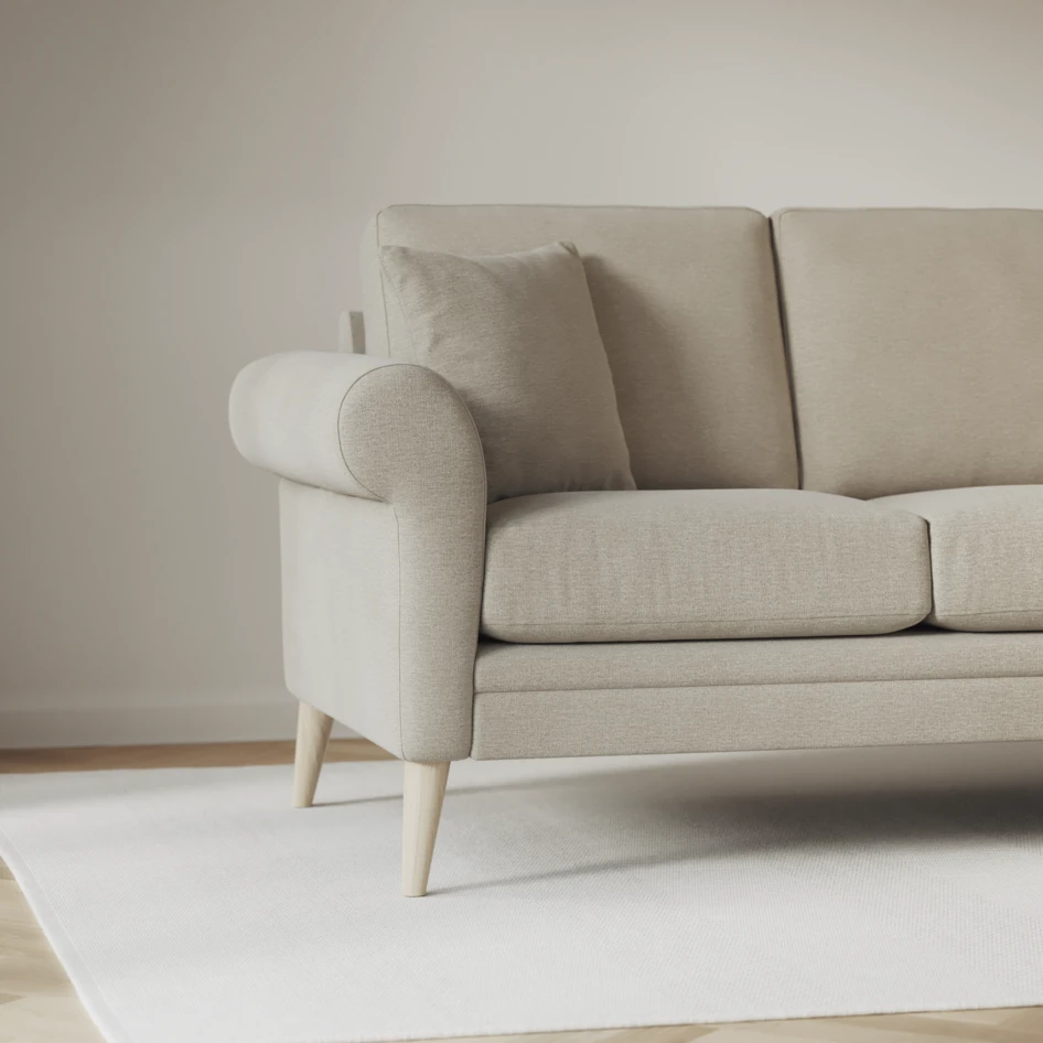 Eden - 3-sits soffa - Brun