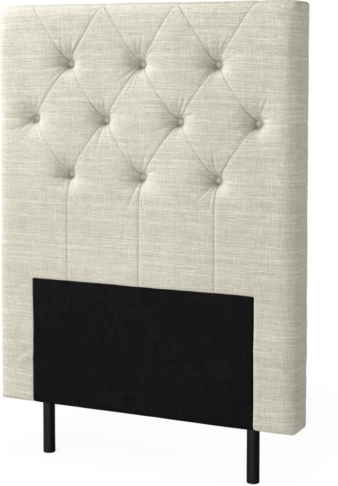 New York pikerad - Sänggavel, 90-210 cm - Beige