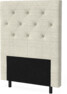 New York pikerad - Sänggavel, 90-210 cm - Beige