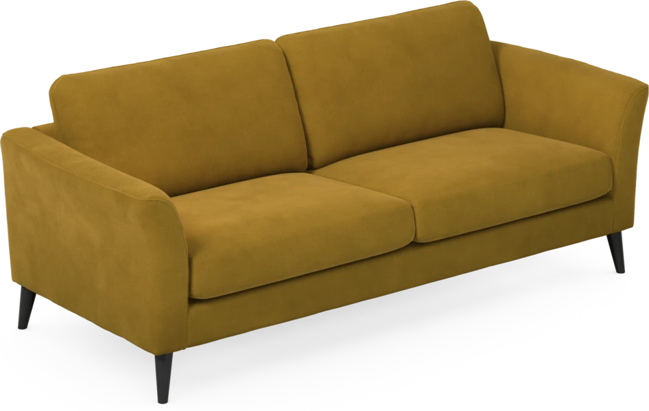 Bridge - 3-sits soffa - Gul