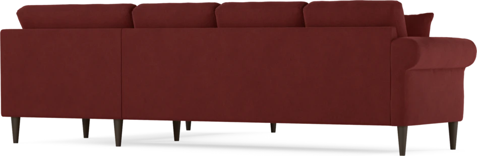 Eden - Hörnsoffa, 3+2-sits - Röd