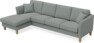 Eden - 3-sits soffa med schäslong - Grå