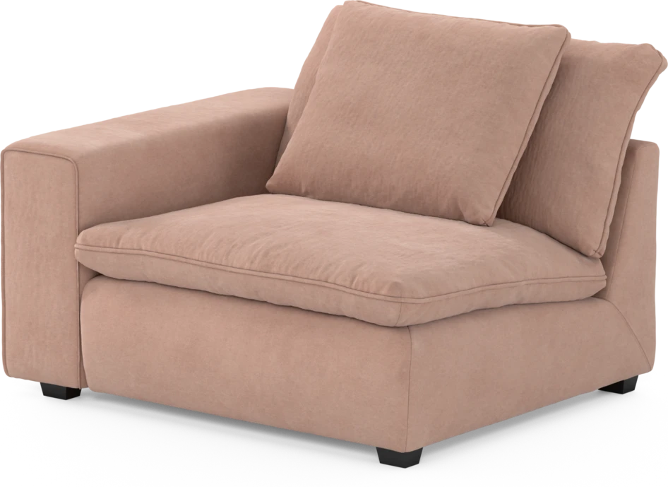 Bellora - 1-sits med armstöd vänster - Rosa
