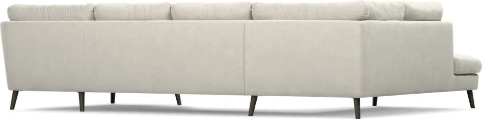 Madison - 2-sits soffa med divan vänster och schäslong höger - Vit