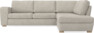 Friday - 2,5-sits soffa med divan höger - Beige