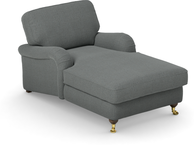 Oxford - Schäslongfåtölj - Blå