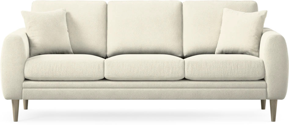 Eden - 3-sits soffa - Vit