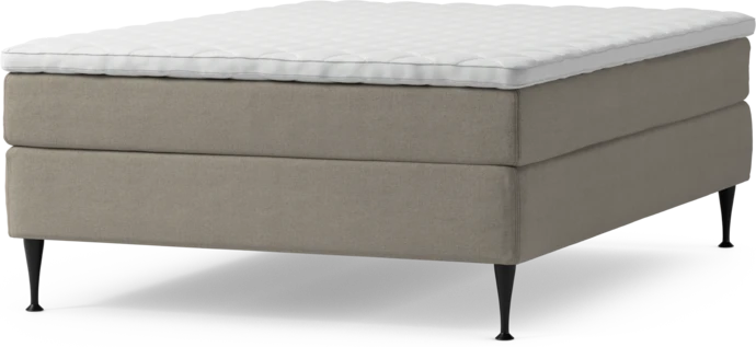 Delux Sense, Kontinentalsäng, enkelsäng 140 cm med bäddmadrass och sängben