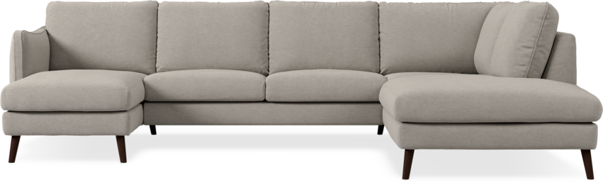 Madison Lux - 2-sits soffa med schäslong vänster och divan höger - Beige