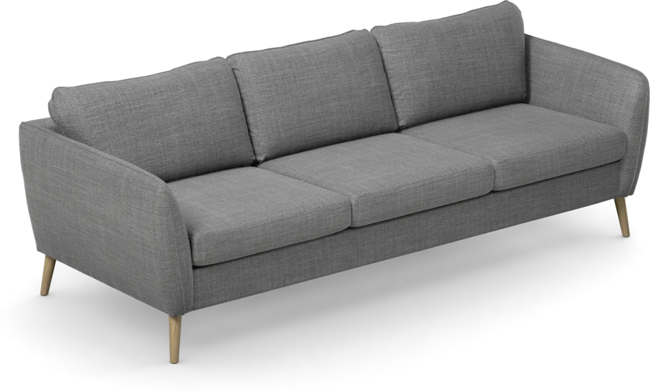County - 3-sits soffa - Grå