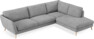 Madison Lux - 3-sits soffa med divan höger - Vit