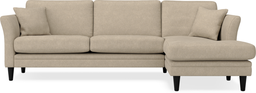 Eden - 2,5-sits soffa med schäslong - Beige