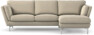 Madison - 2-sits soffa med schäslong höger - Beige