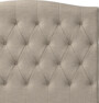 Delux Välvd - Sänggavel, 90-210 cm - Beige