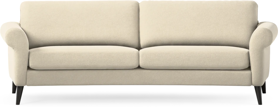 Bridge - 3-sits soffa svängd - Beige