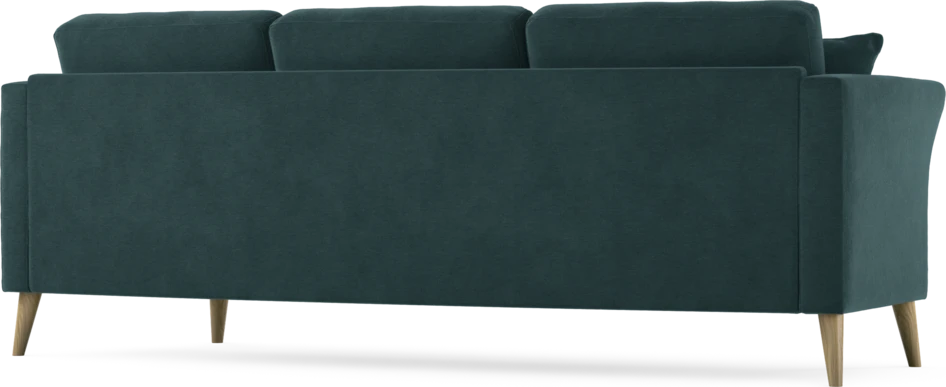 Eden - 3-sits soffa svängd - Blå