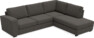 Friday - 2,5-sits soffa med divan höger - Grå