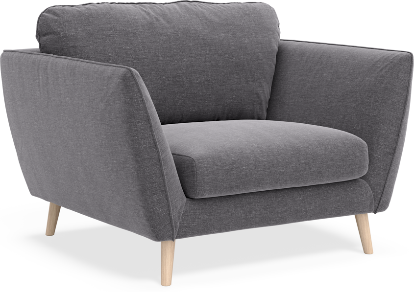 Madison Lux - Fåtölj, 70 cm - Grå
