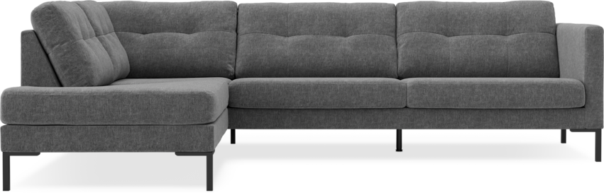 Rio - 3-sits soffa med divan vänster - Grå