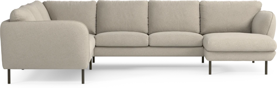Madison Lux - Hörnsoffa med schäslong höger - Beige