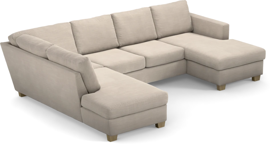 Friday - 3-sits soffa med divan vänster och schäslong höger - Beige