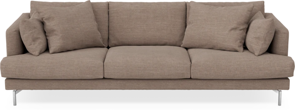 Harper - 4-sits soffa - Brun