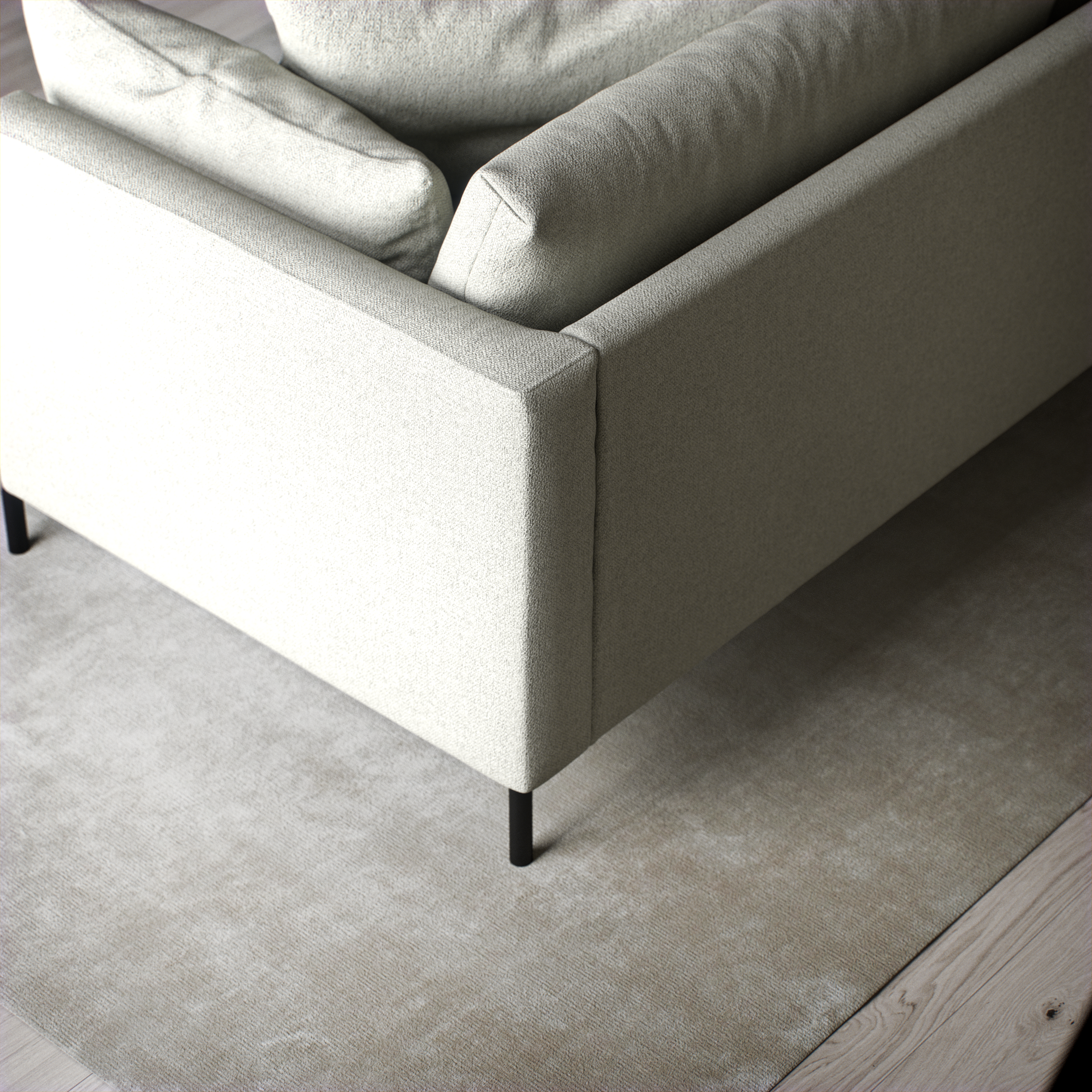 Harper - 3-sits soffa, hel dyna - inspiration