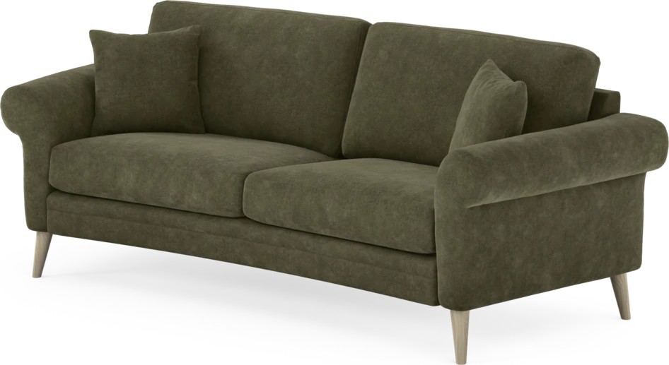 Eden - 2,5-sits soffa svängd - Grön