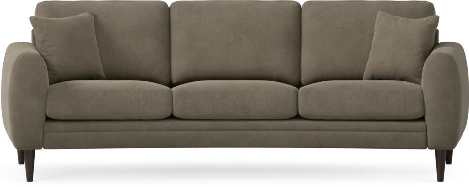 Eden - 3-sits soffa svängd - Beige