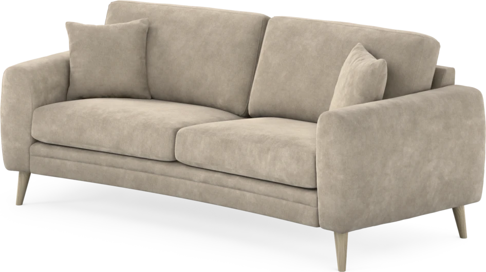 Eden - 2,5-sits soffa svängd - Beige