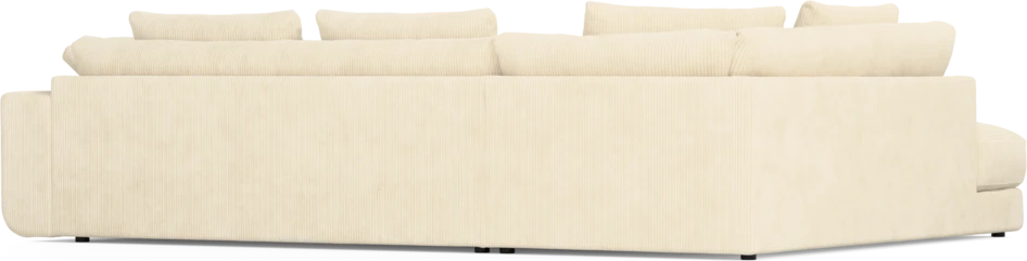 Amie - 3-sits med divan vänster - Vit