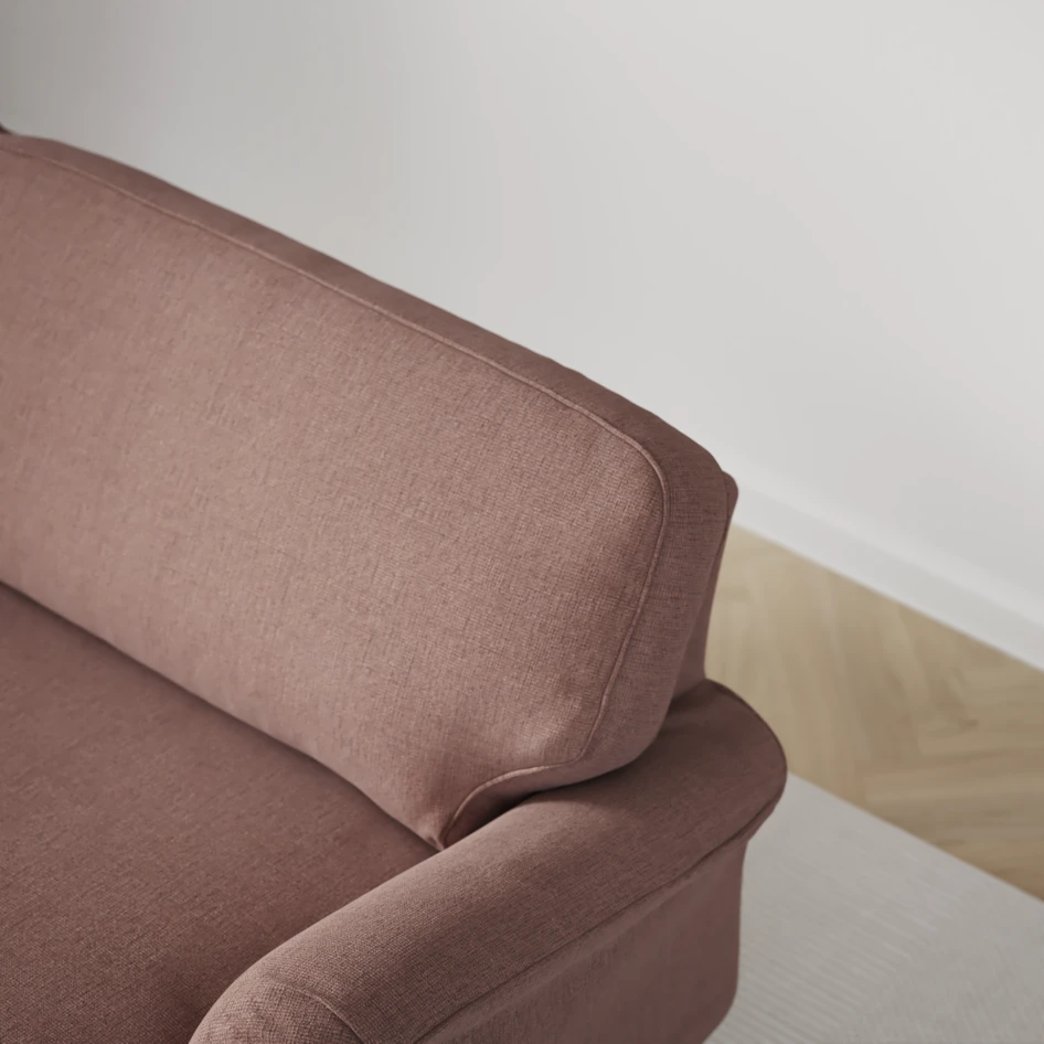 Oxford - 3-sits soffa svängd - Rosa