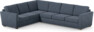 Friday - Hörnsoffa, 2+3-sits - Blå