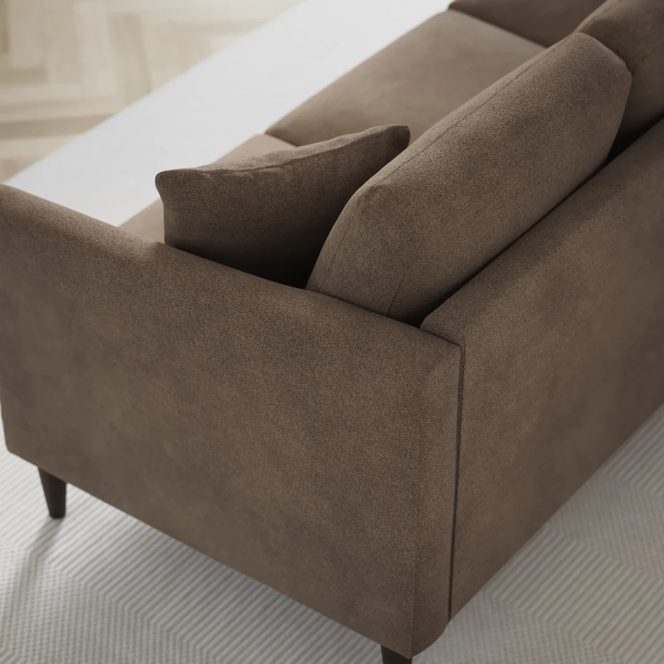 Eden - 3-sits soffa - Brun