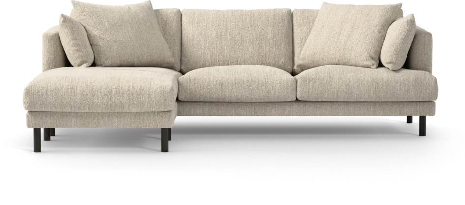 Harper - 4-sits med schäslong vänster - Beige