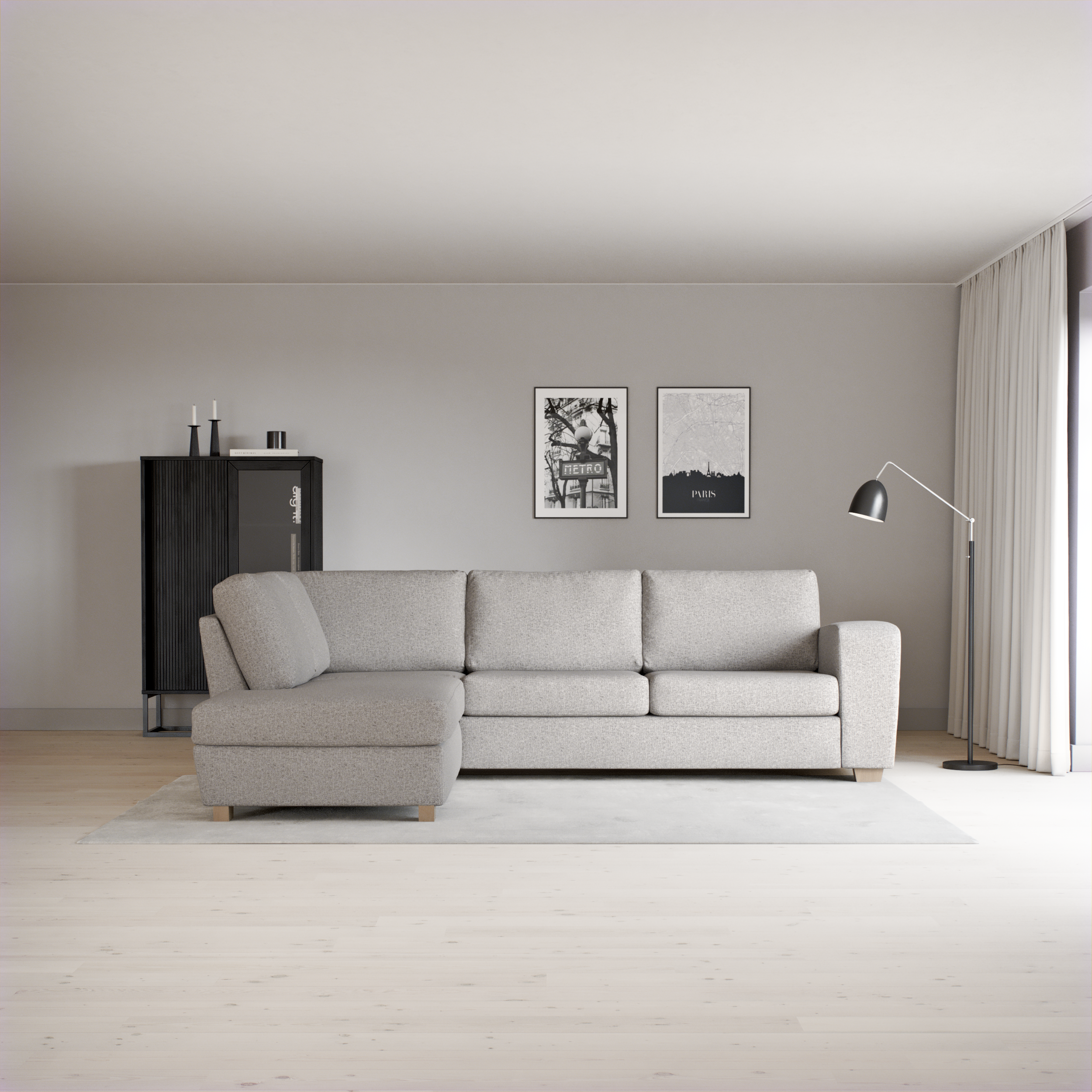 Friday - 2,5-sits soffa med divan vänster - inspiration