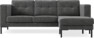 Rio - 3-sits soffa med schäslong höger - Grå