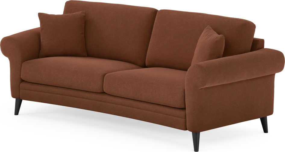 Eden - 2,5-sits soffa svängd - Orange